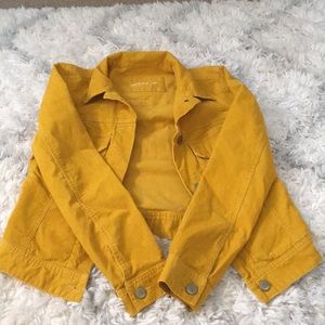 Mustard color jean jacket